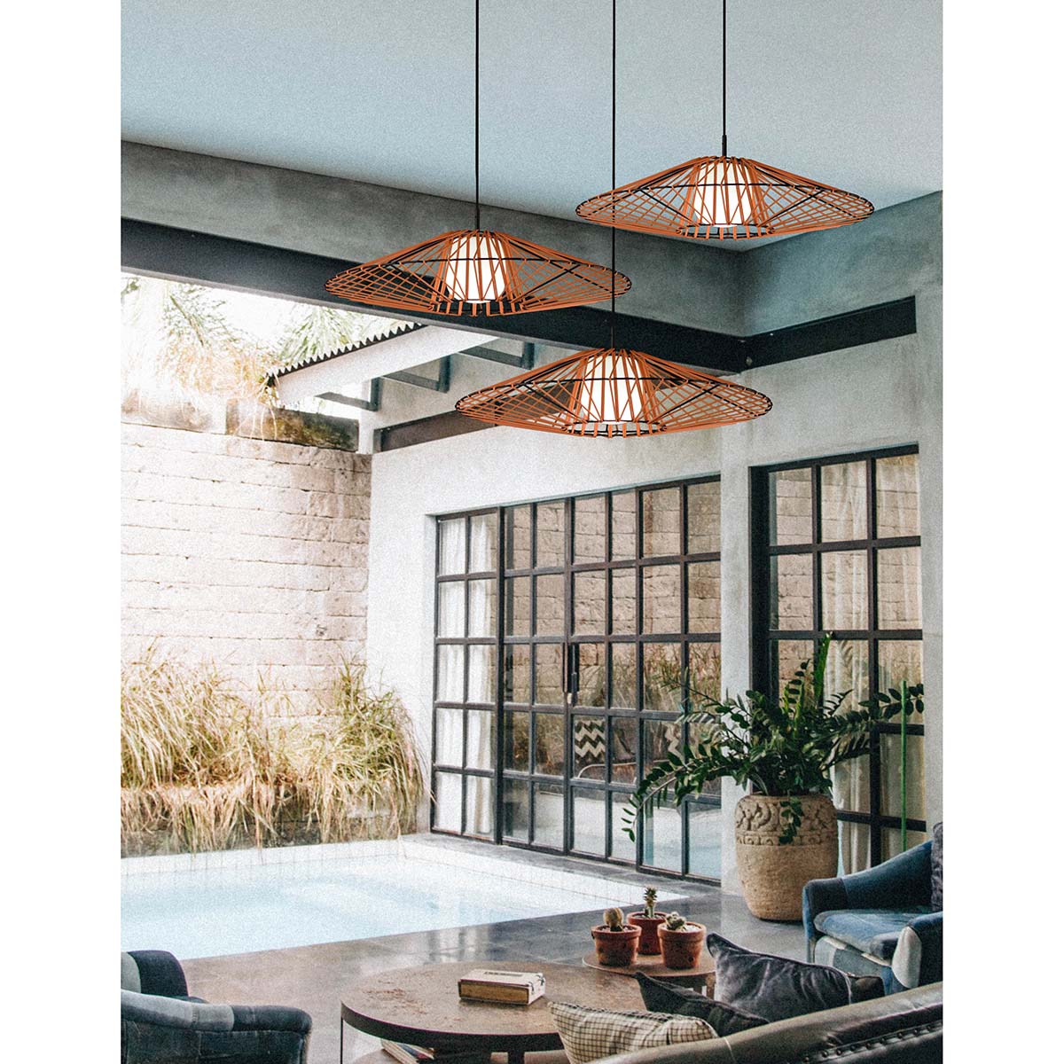 BIMBA - Colgante 80 cm | E27 (exterior IP66) 1