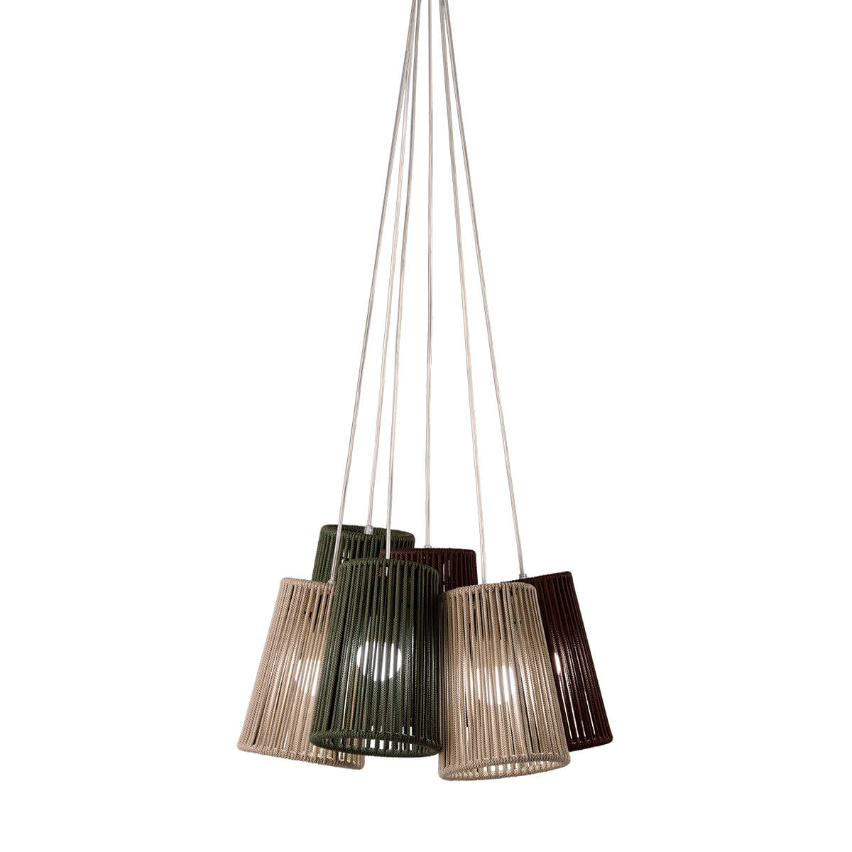 BOUQUET - Suspension 6 lampshades | E27