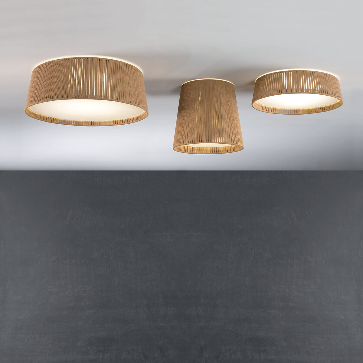 DRUM - Ceiling lamp 80 cm 1