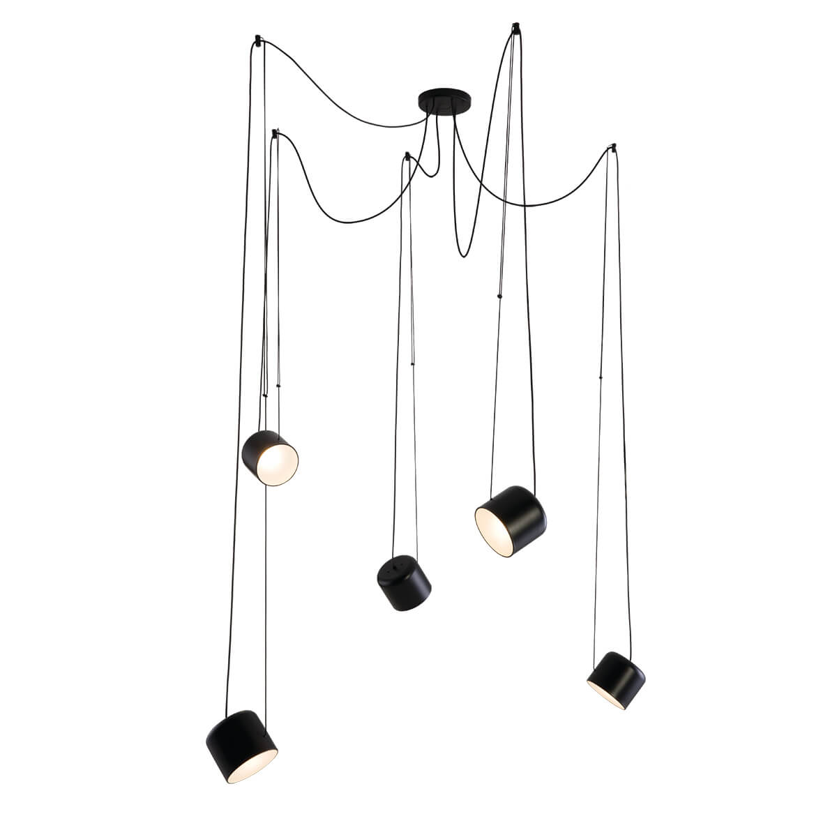 PACO - Suspension 5 lampshades