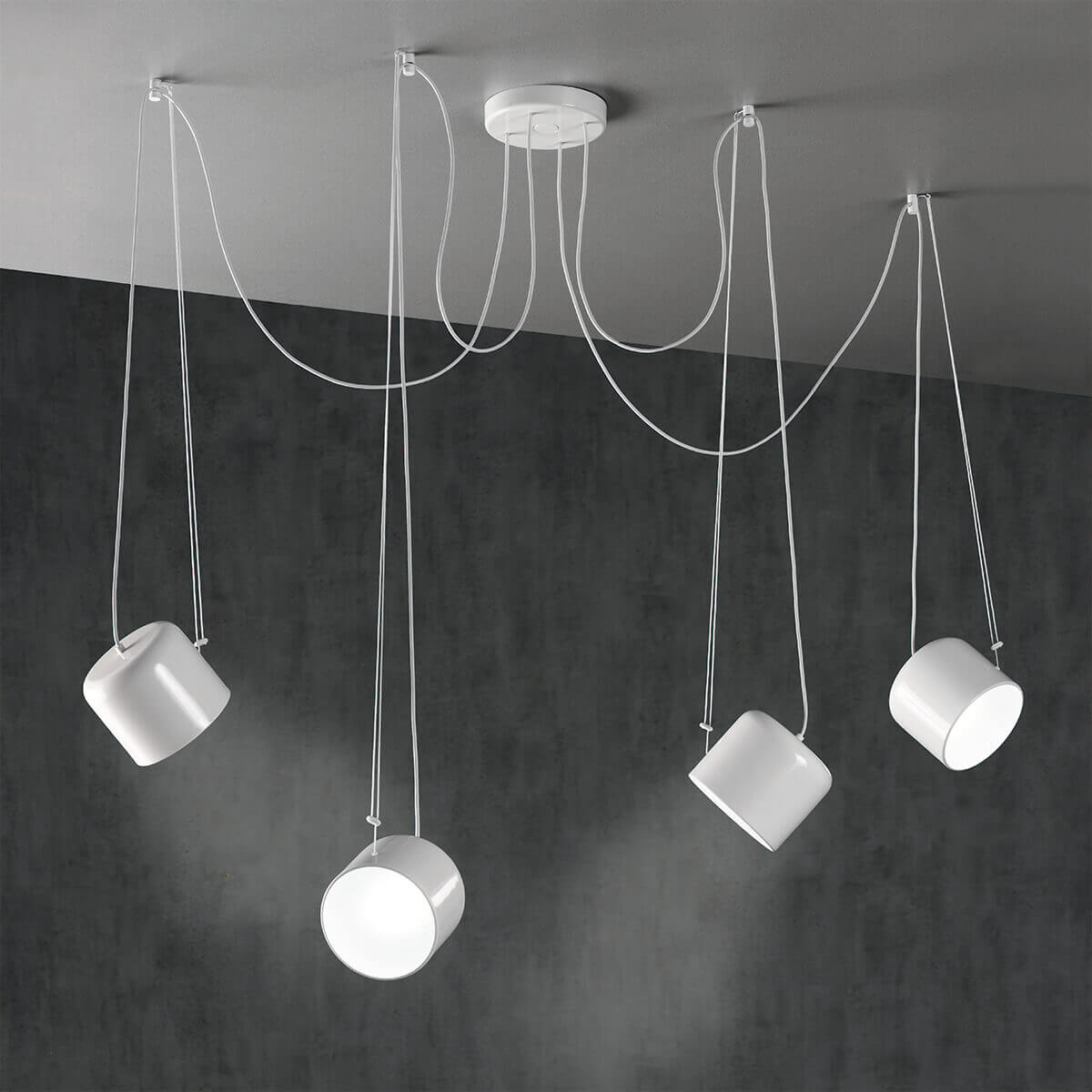 PACO - Suspension 4 lampshades 1