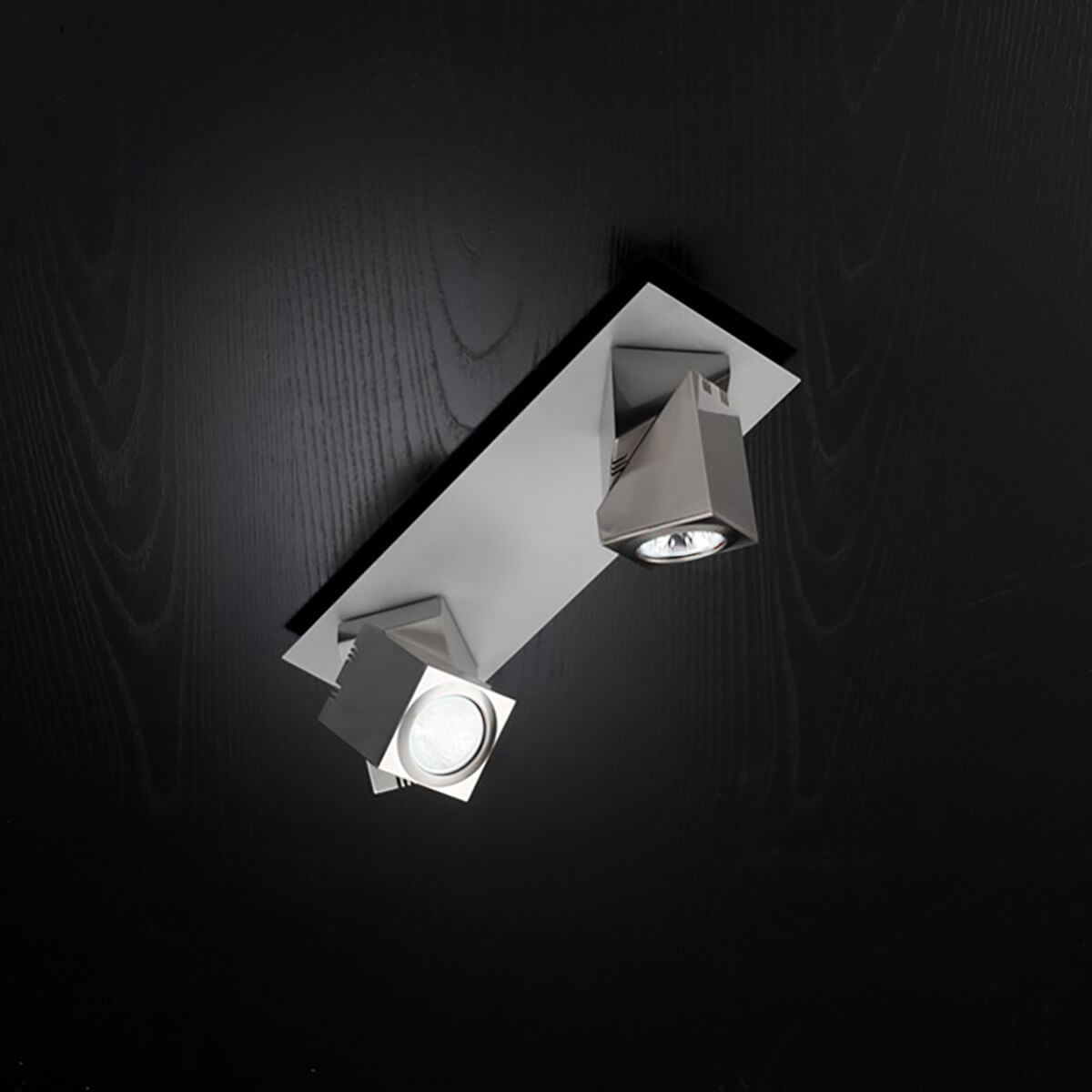 PRACTYK - Ceiling with 2 spotlights | GU10 1