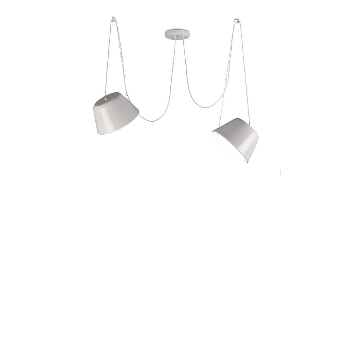 SENTO – Suspension 2 lampshades | Ø31 cm