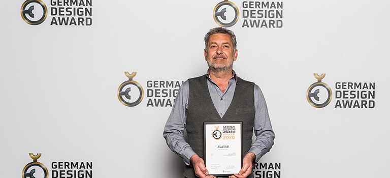 Fernando Martínez recoge el German Design Award